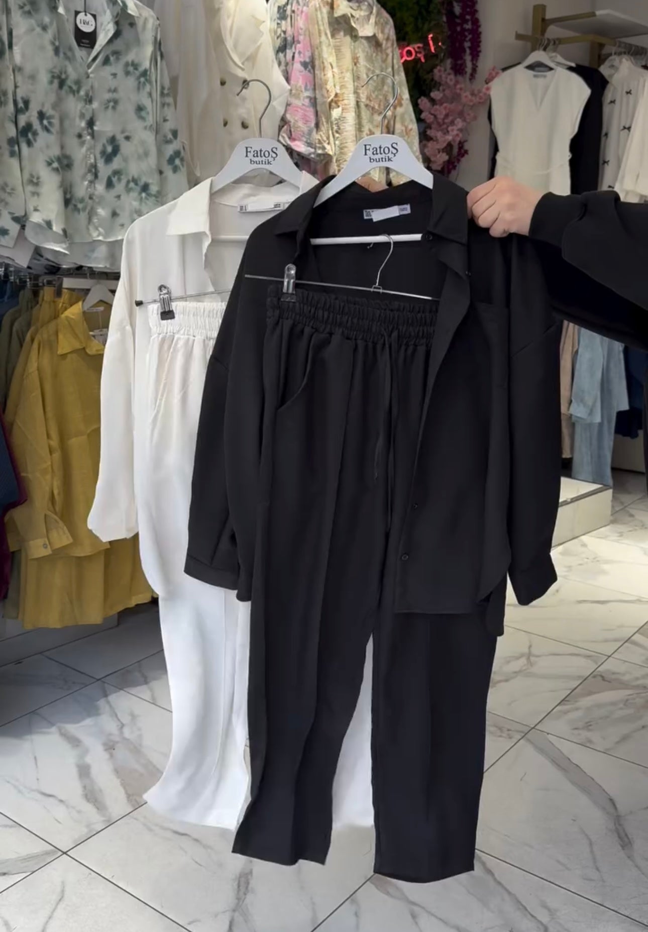 Women's Linen Shirt & Trouser Set